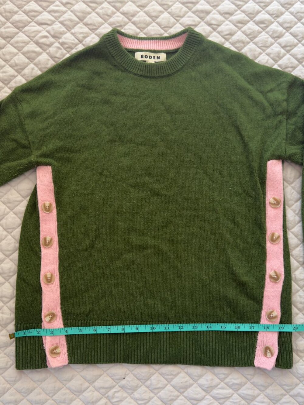 Boden  Alma Contrast Trim Sweater
